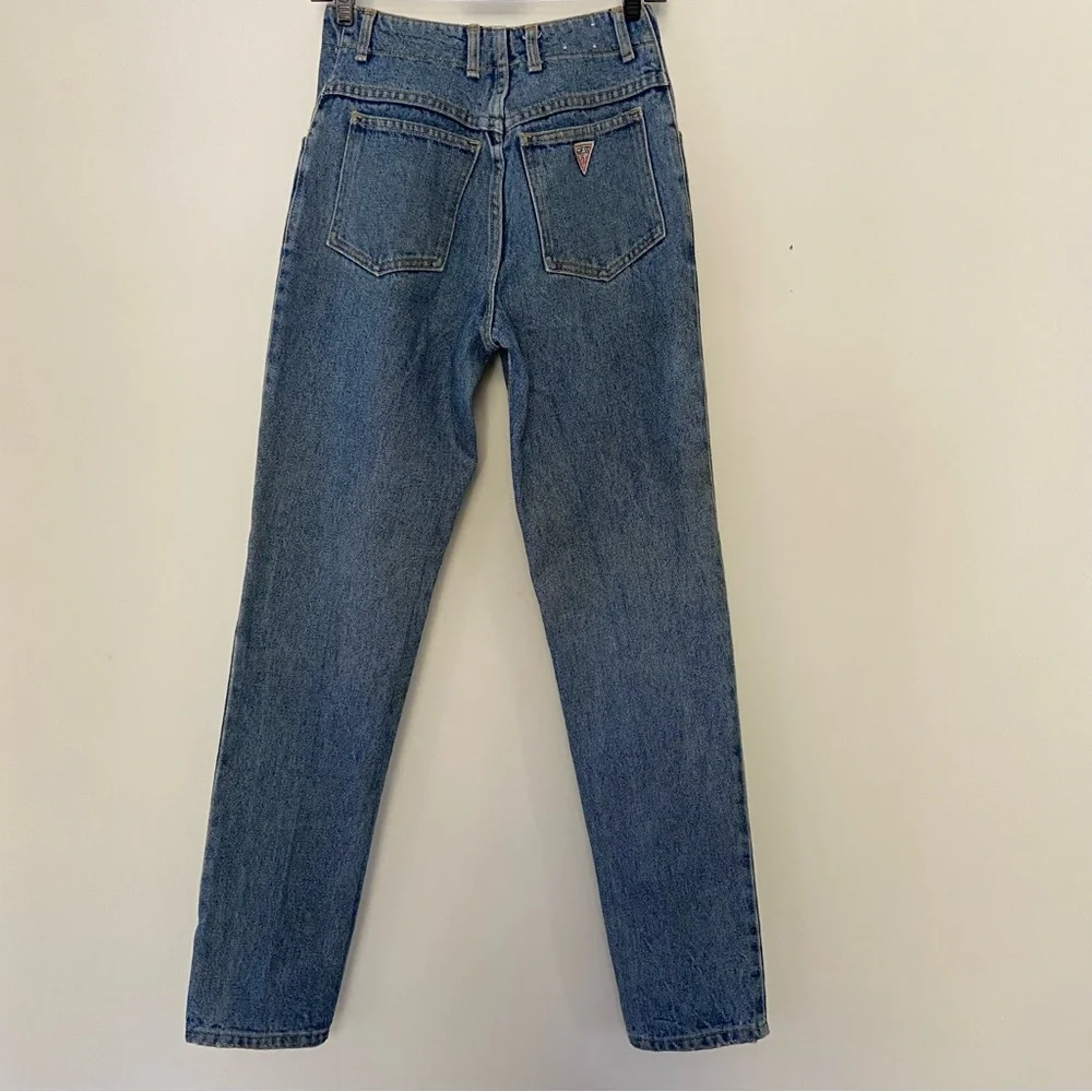 VTG Guess Jeans Womens 27 80’s Mom Jeans Georges Marciano High Rise Button Fly